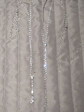 $1 with Bundle ~ Layered Rhinestone Necklace 6497